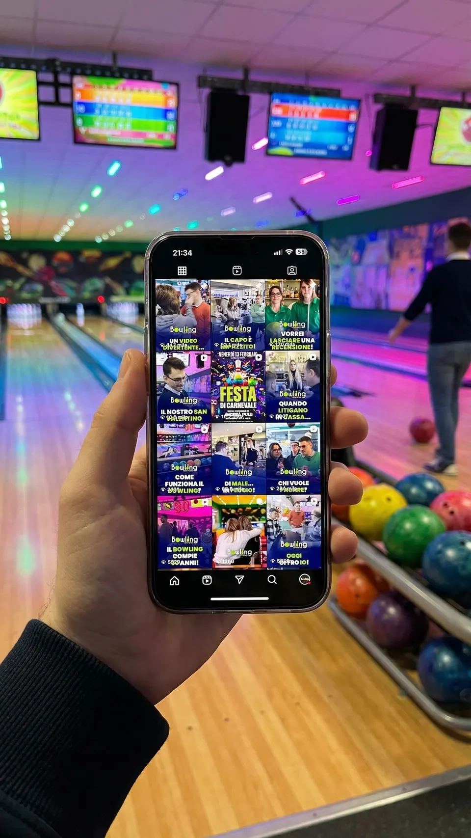 Contenuti social per il Bowling di Tortona - immagine 1